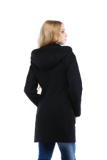 Зимове пальто Mila Nova С-36 чорний - Зображення 2