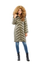 Зимняя куртка Mila Nova К-34 хаки