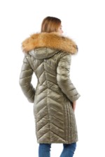 Зимняя куртка Mila Nova К-34 хаки — изображение 2