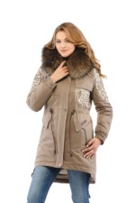 Зимняя Парка Mila Nova П-7 капучино — изображение 3