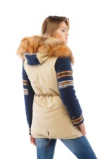 Зимняя парка Mila Nova П-12 бежевый — изображение 2