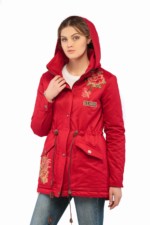Демисезонная парка Mila Nova П-1в красная