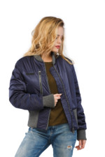 Демисезонная куртка Mila Nova КВ-13 синий — изображение 2