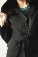 Демисезонное Пальто Mila Nova З-4 черный — изображение 3