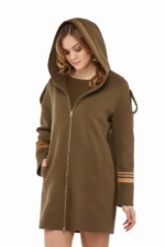 Демисезонное пальто Mila Nova ПВ-29 хаки