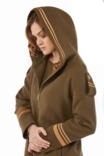 Демисезонное пальто Mila Nova ПВ-29 хаки — изображение 2