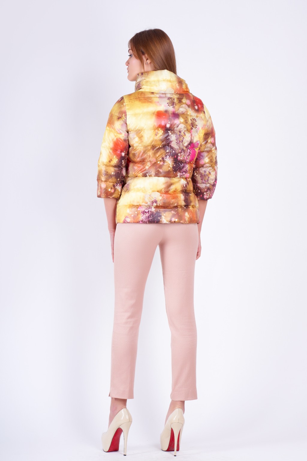 Демисезонная куртка Mila Nova С-10д желтый — изображение 3