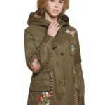 Демисезонная парка Mila Nova П-2в хаки