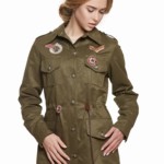 Демисезонная парка Mila Nova П-3в хаки