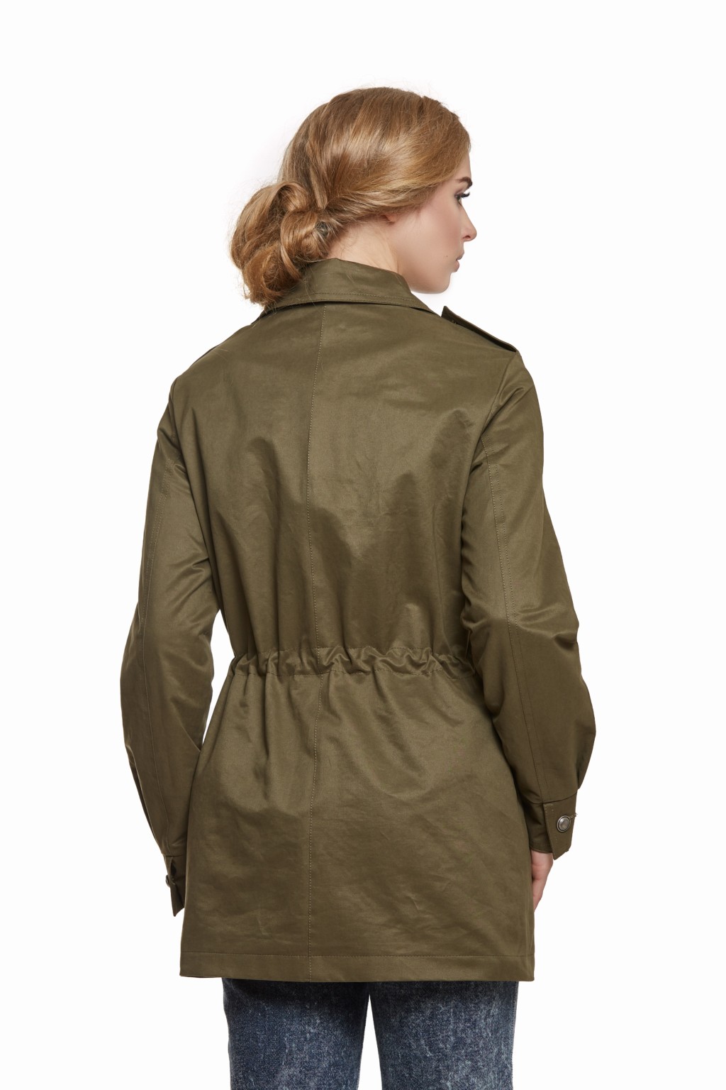 Демисезонная парка Mila Nova П-3в хаки — изображение 2