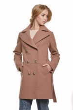 Демисезонное пальто Mila Nova ПВ-21 капучино