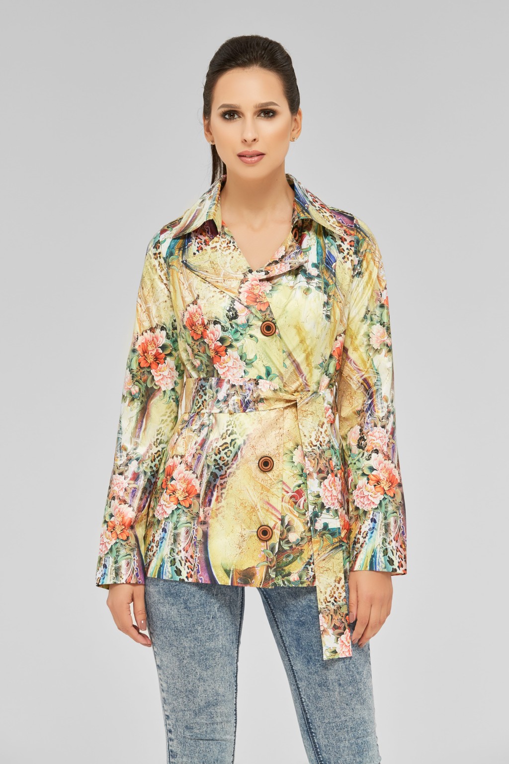 Демисезонная Куртка Mila Nova С-70 Желтый — изображение 1