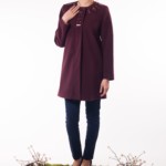 Демисезонное пальто Mila Nova А-6др бордо