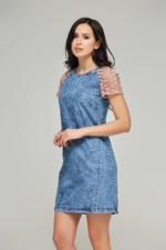 Летнее Платье Mila Nova Ф-3 синий — изображение 3