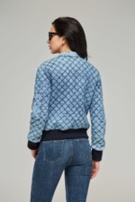 Джинсовая куртка Mila Nova Q-7 синий — изображение 2