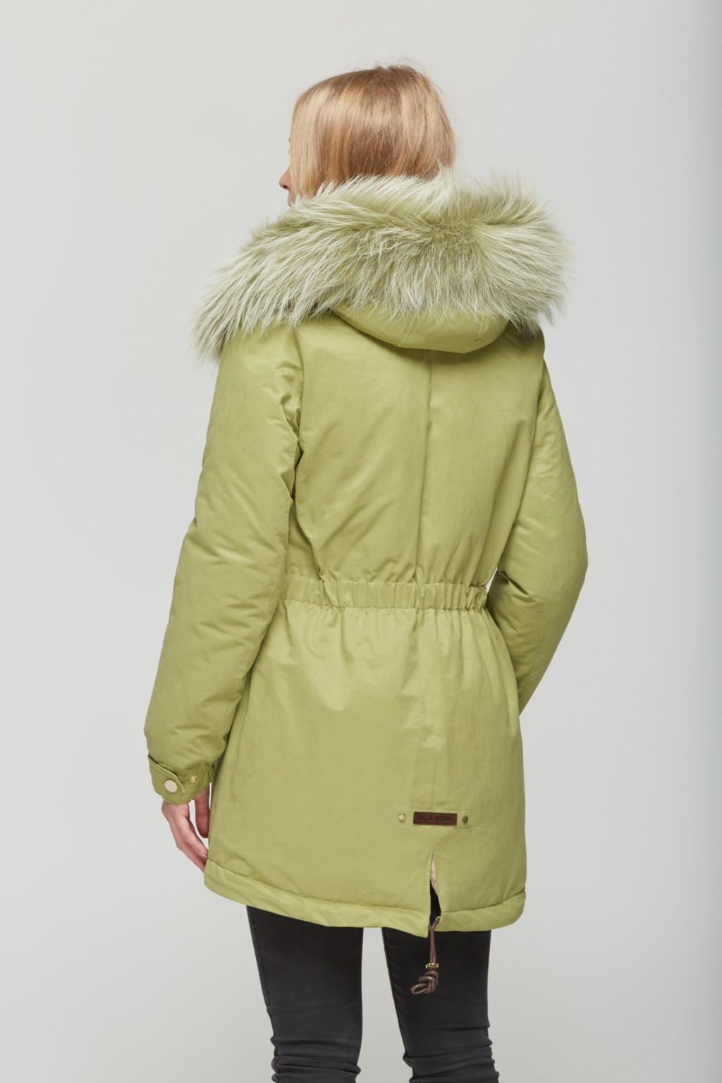 Зимняя парка Mila Nova П-32 оливка — изображение 3
