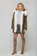 Зимняя парка Mila Nova П-28 хаки — изображение 4