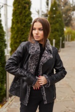 Зимняя дубленка Mila Nova Д-129кор черный — изображение 5