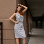 Летнее платье Mila Nova Ф-119 голубое