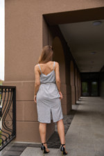 Летнее платье Mila Nova Ф-119 голубое — изображение 4