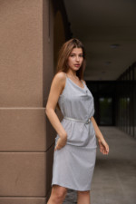 Летнее платье Mila Nova Ф-119 голубое — изображение 2