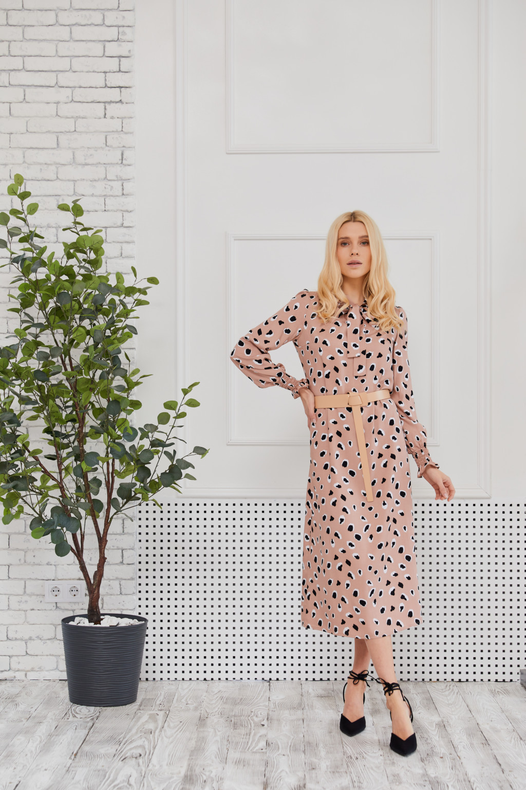 Летнее платье Mila Nova Ф-126 шоколад — изображение 1