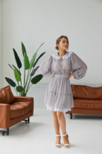 Летнее платье Mila Nova Ф-143 голубое