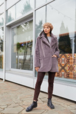 Зимняя шуба Mila Nova ПВ-124 фреза