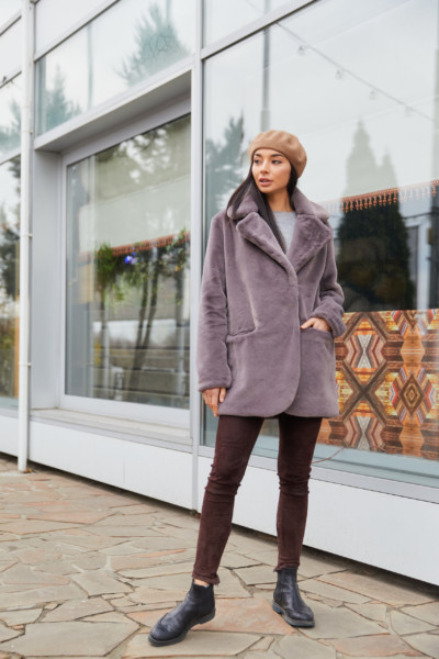 Зимняя шуба Mila Nova ПВ-124 фреза