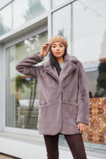 Зимняя шуба Mila Nova ПВ-124 фреза — изображение 2