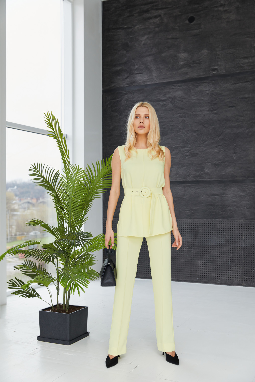 Летний Костюм Mila Nova J-30 желтый — изображение 1