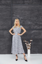 Летнее платье Mila Nova Ф-82 серое