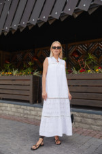 Летнее платье Mila Nova Ф-158 белое