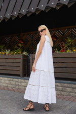 Летнее платье Mila Nova Ф-158 белое — изображение 4