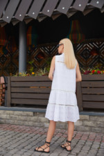 Летнее платье Mila Nova Ф-157 белое — изображение 2