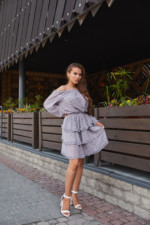 Летнее Платье Mila Nova Ф-148 голубое — изображение 4