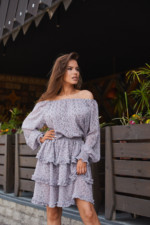 Летнее Платье Mila Nova Ф-148 голубое