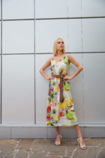 Летнее платье Mila Nova Ф-147 желтое — изображение 3