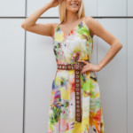 Летнее платье Mila Nova Ф-147 желтое