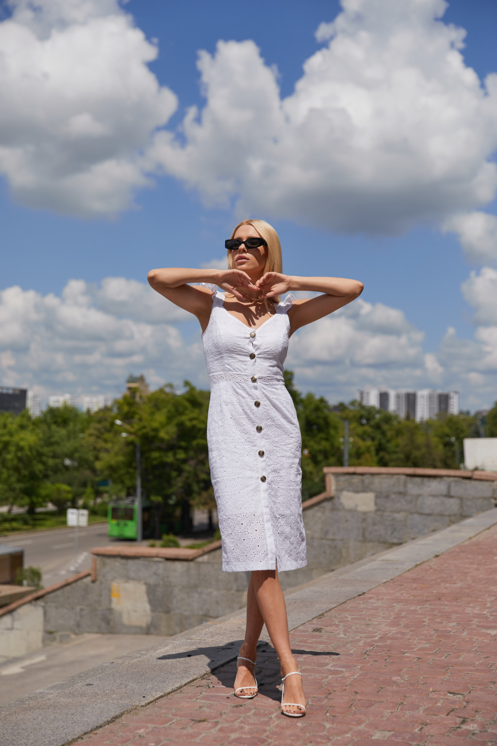 IMG_2014 Летнее платье Mila Nova Ф-156 белое — изображение 1