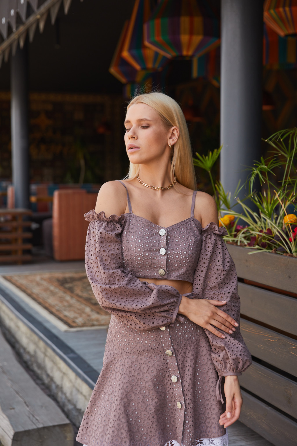 Летний Костюм Mila Nova J-34 капучино — изображение 4