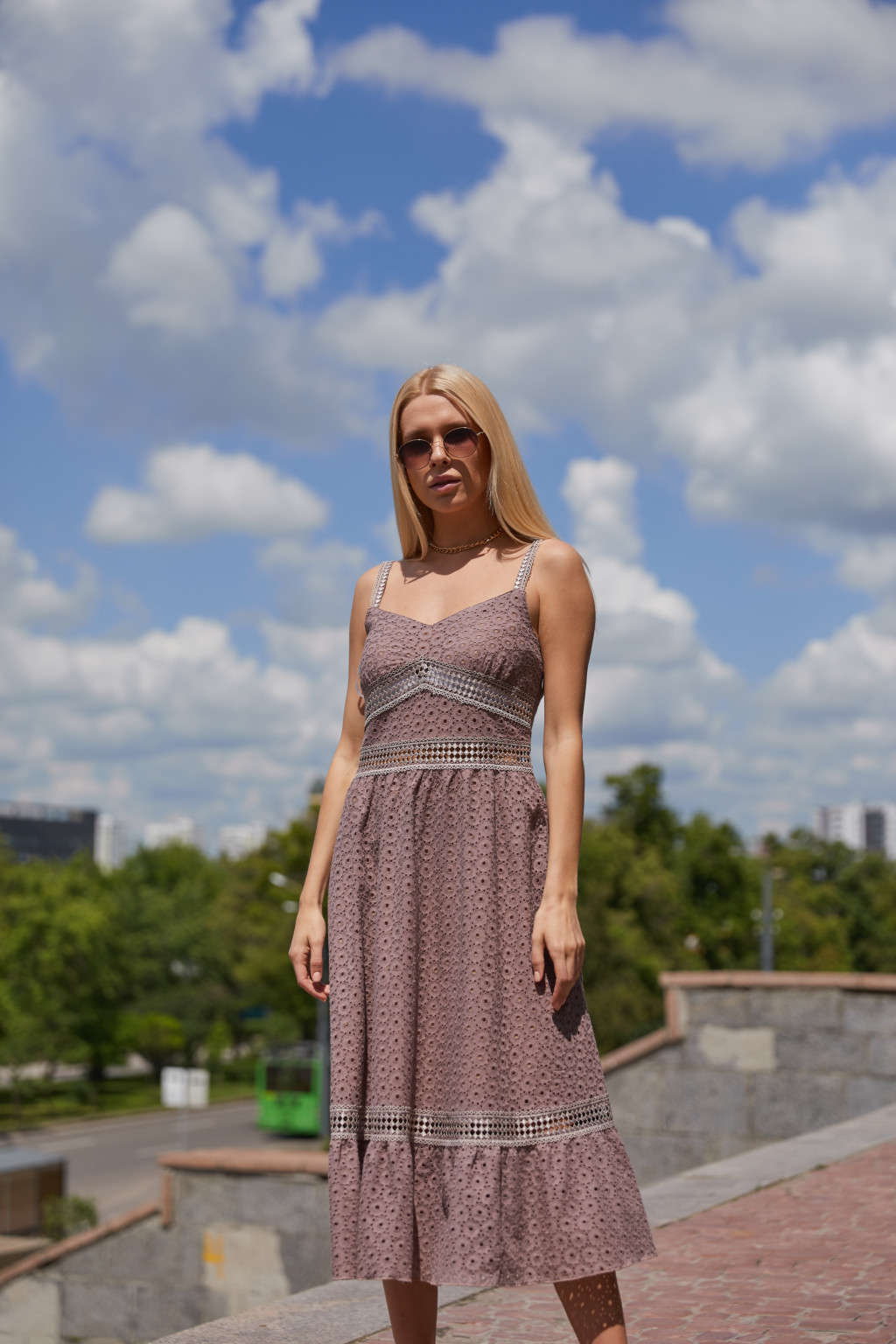 Летнее платье Mila Nova Ф-142 капучино — изображение 1