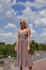 Летнее платье Mila Nova Ф-142 капучино