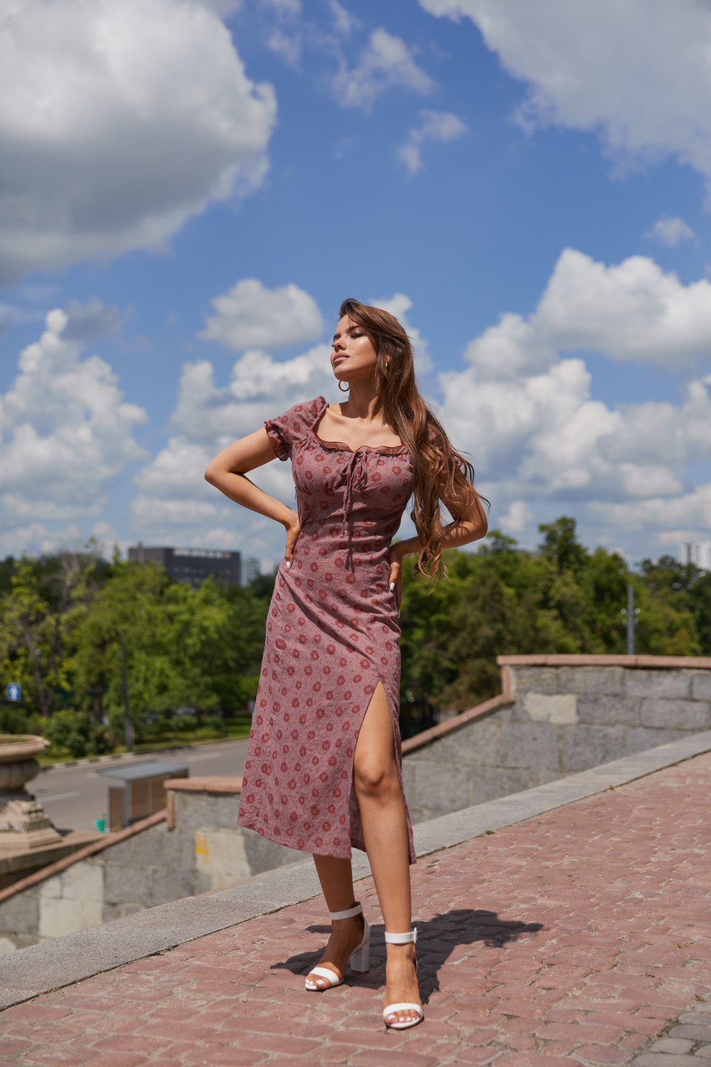 Літня сукня Mila Nova Ф-145 фреза айстри - Зображення 1