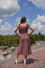 Літня сукня Mila Nova Ф-145 фреза айстри - Зображення 2