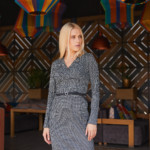 Летнее платье Mila Nova Ф-128 серое