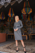 Летнее платье Mila Nova Ф-128 серое — изображение 4