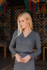 Летнее платье Mila Nova Ф-128 серое — изображение 3