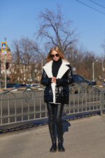 Демисезонная Куртка Mila Nova К-200 черная — изображение 5