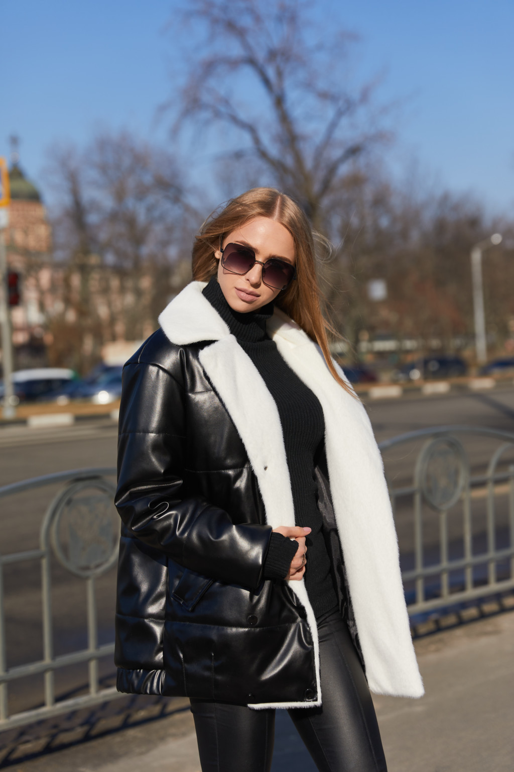 Демисезонная Куртка Mila Nova К-200 черная — изображение 4